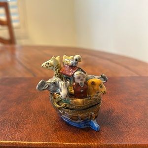 Limoges Box. Noah’s Ark. Hand painted. Made in France.